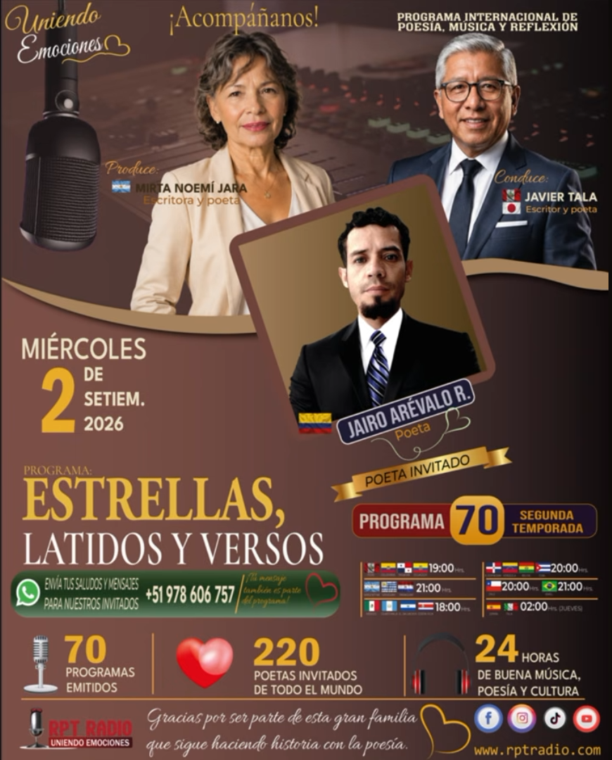 PROGRAMA 70: Estrellas, Latidos y Versos